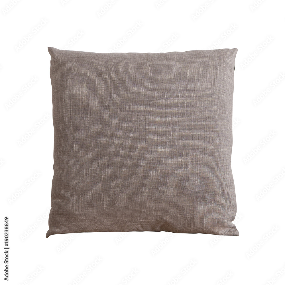 © Wilson. P - beige cushion on white background, cut out