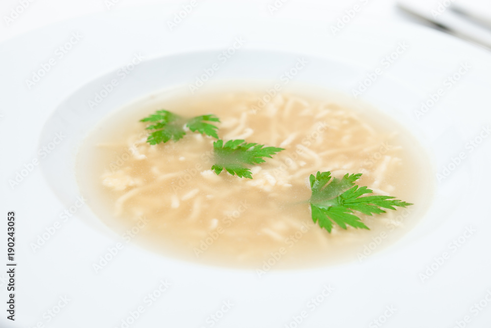 Soup with pasta Soup with pasta