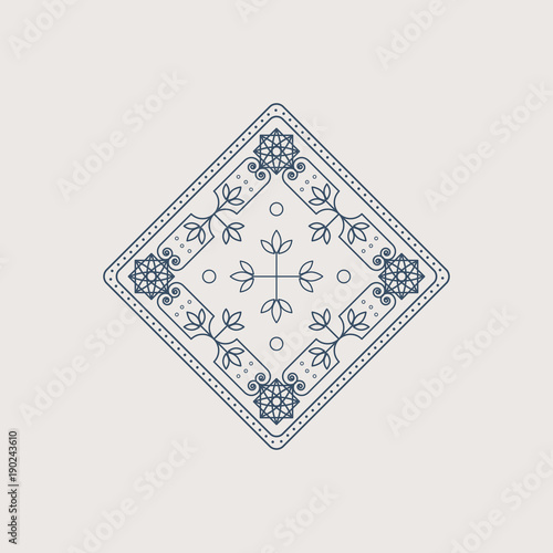 Vector lineart ornament