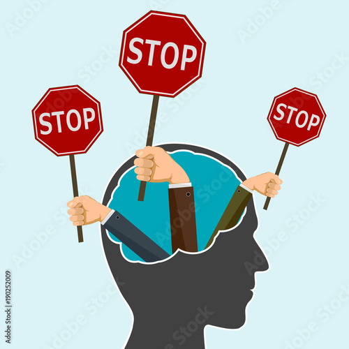 road sign stop