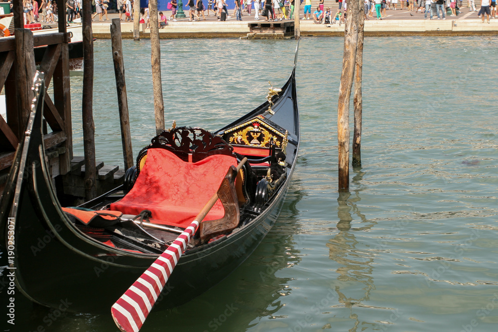 Italy. Venice. gondola on the Grand canal