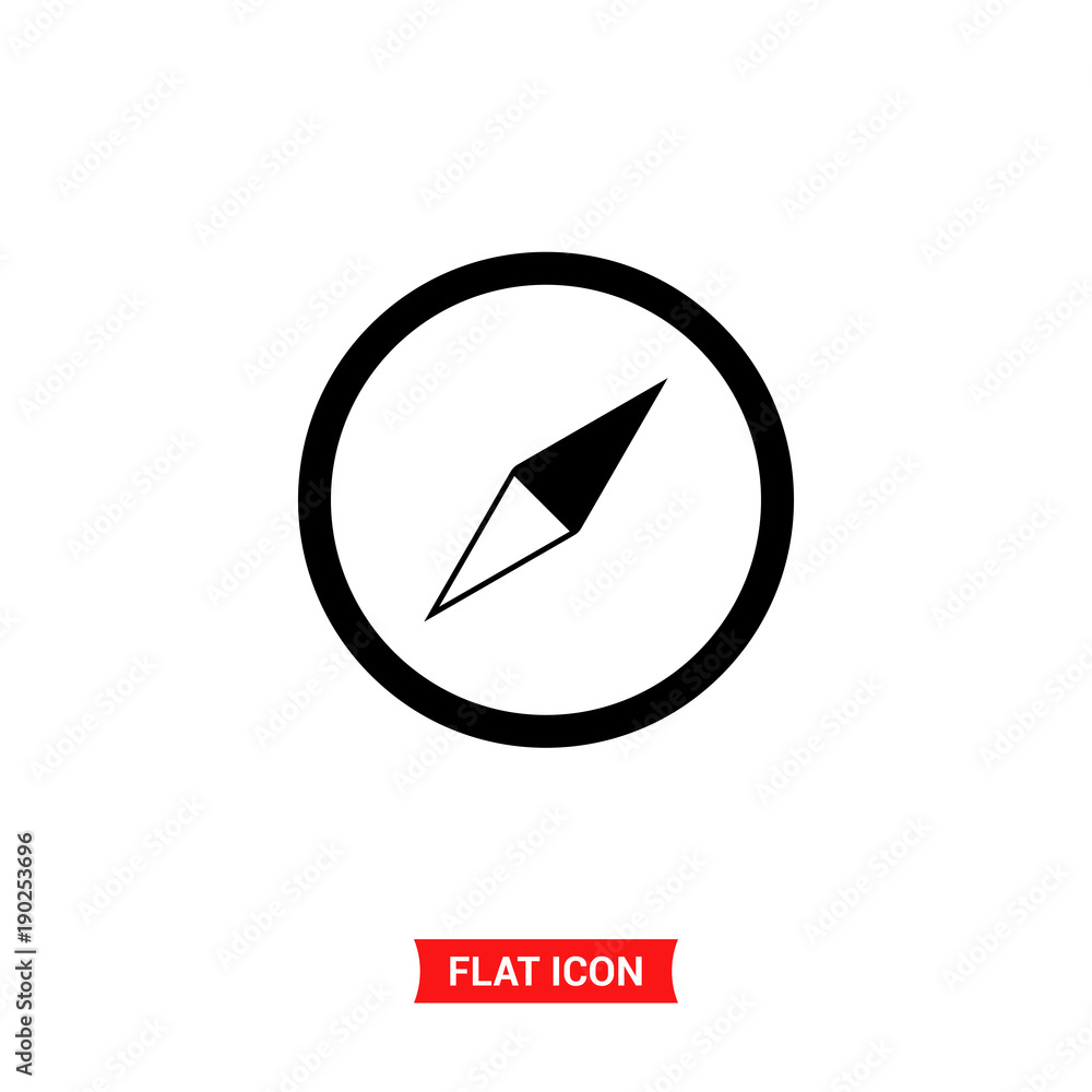 Compass vector icon, explore symbol Compass vector icon, explore symbol