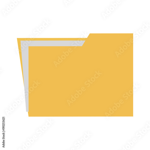 Folder database symbol icon vector illustration graphic design