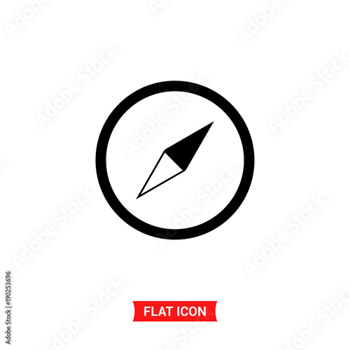 Free Download Compass vector icon, explore symbol - GFXLoad