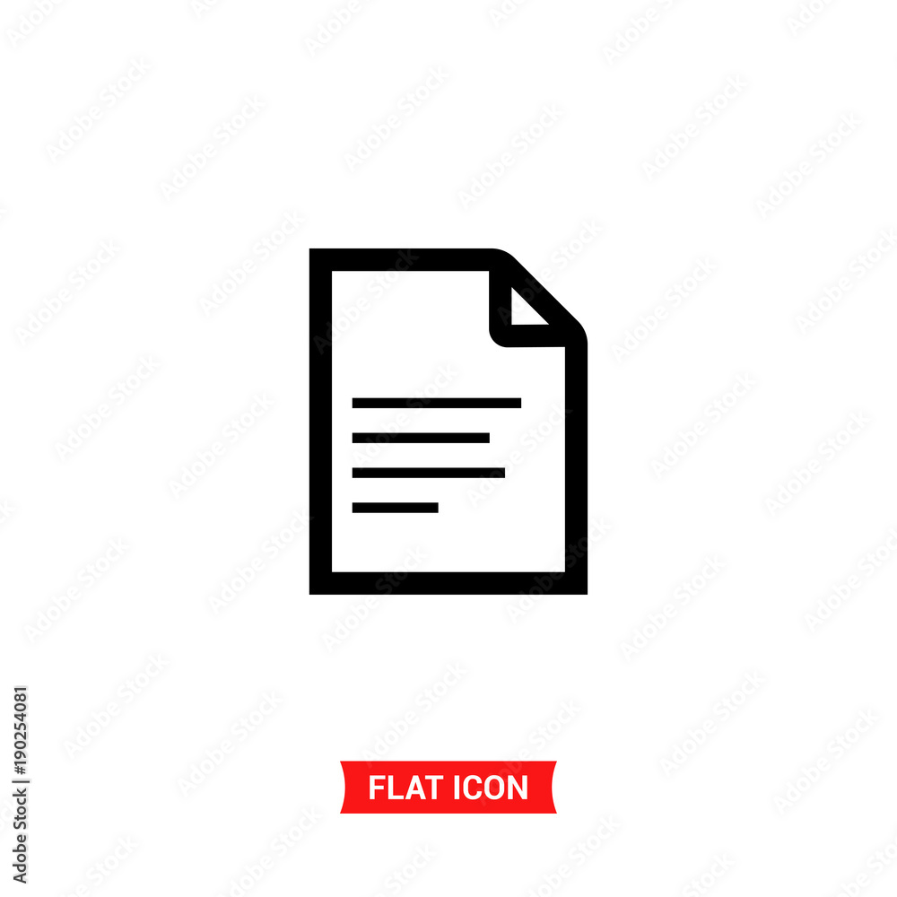 Document vector icon Document vector icon