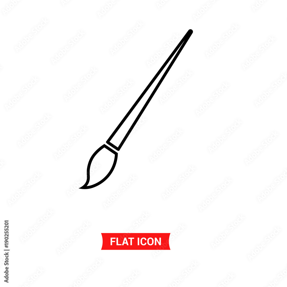 Brush vector icon Brush vector icon