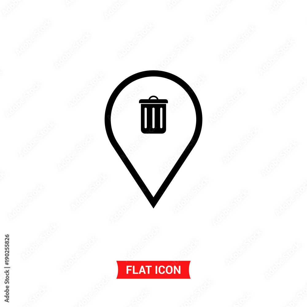 Pin vector icon Pin vector icon