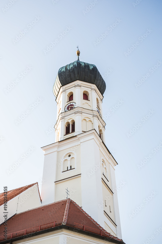 catholic church building in Münsterhausen Germany