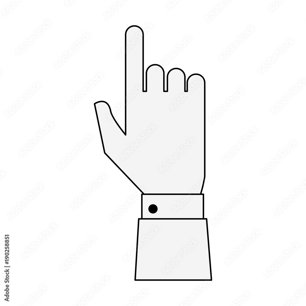 Hand pointing up icon vector illustration graphic design Hand pointing up icon vector illustration graphic design