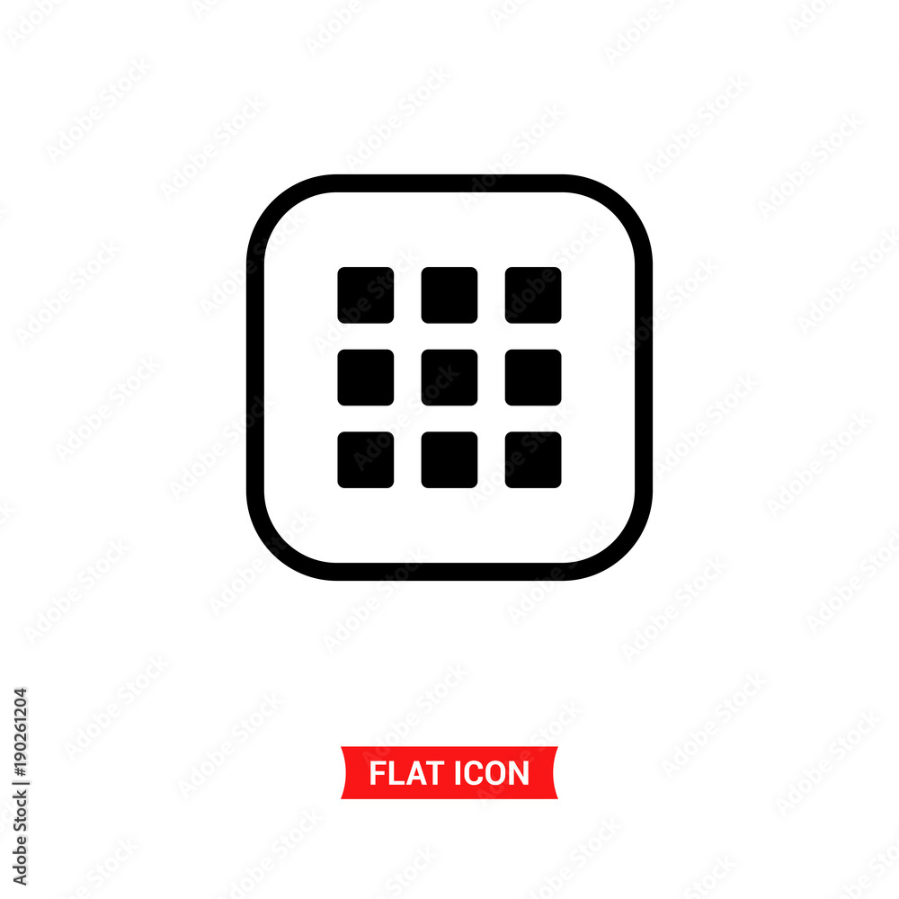 Menu vector icon Menu vector icon