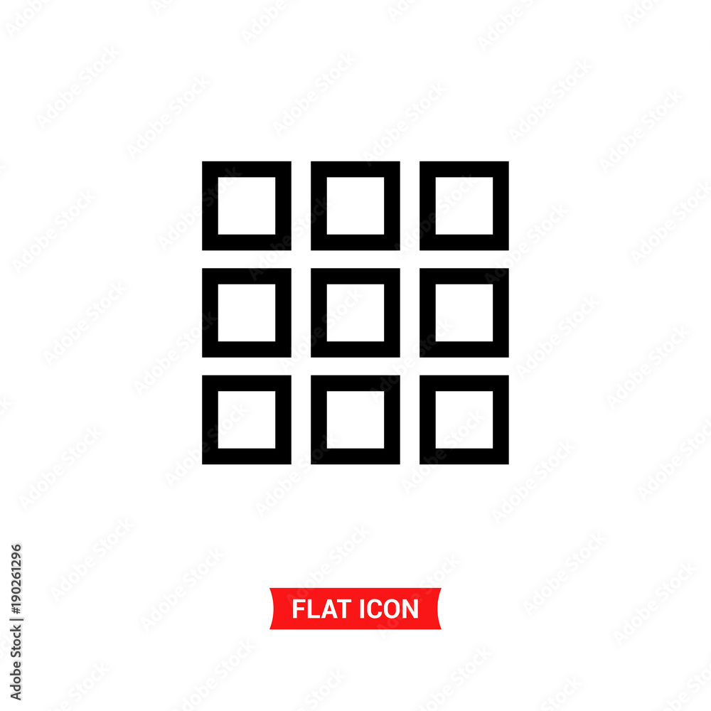 Menu vector icon Menu vector icon
