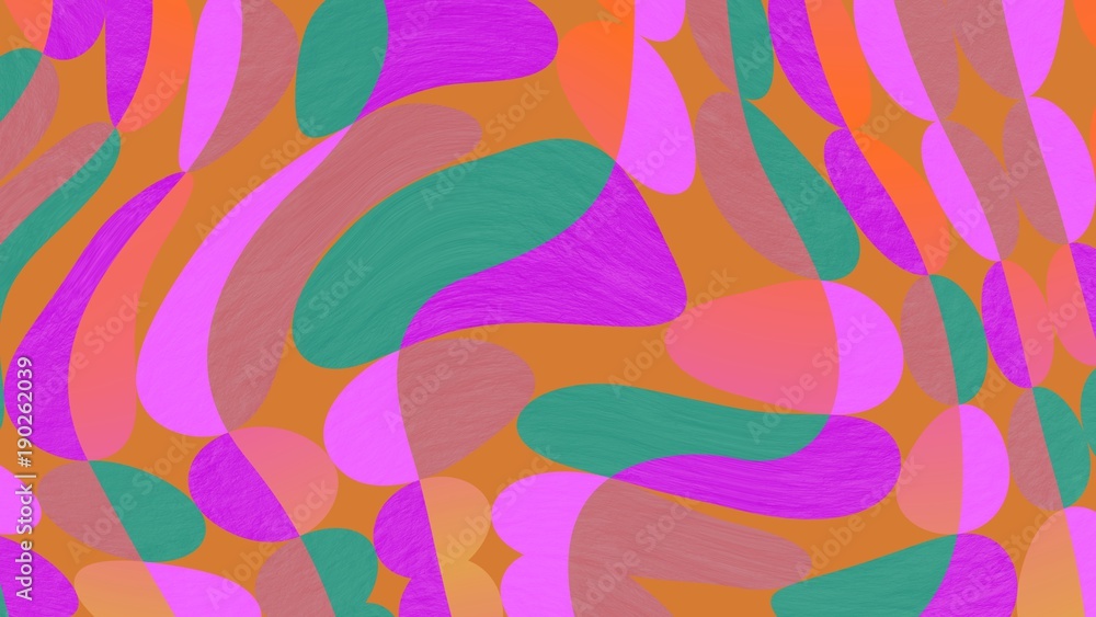 graphic illustration of liquid swirl marble pattern background in vivid classic tone color 