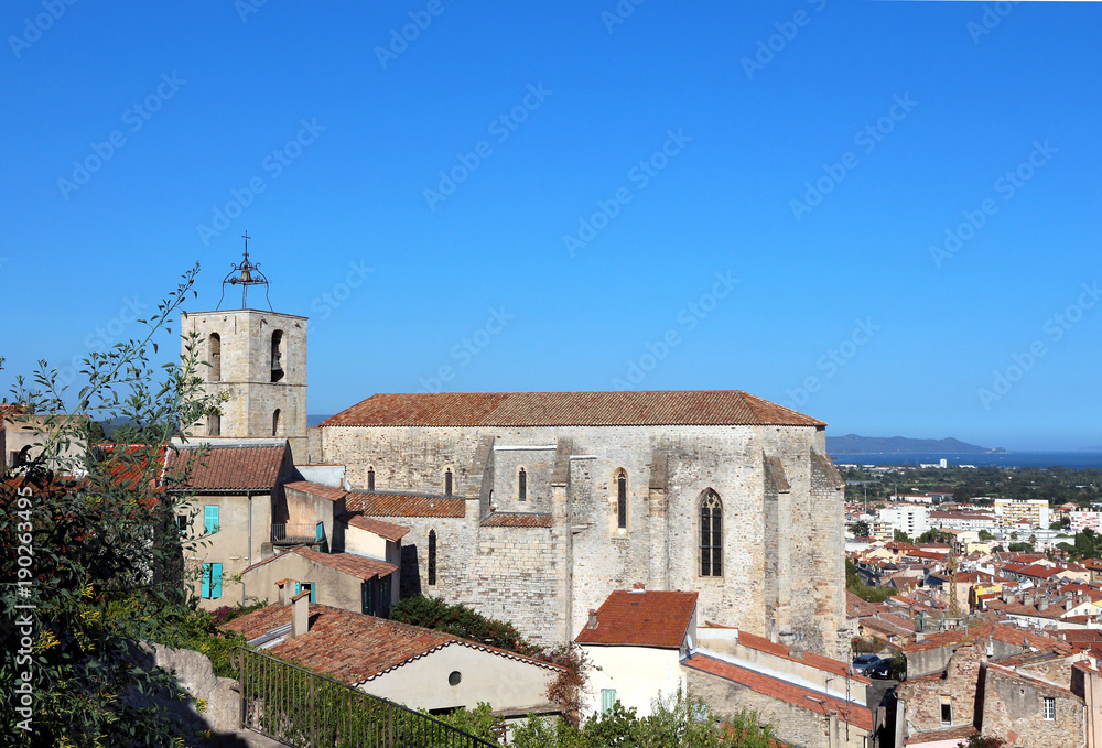 Provence - Hyères - Saint Paul Church and old town