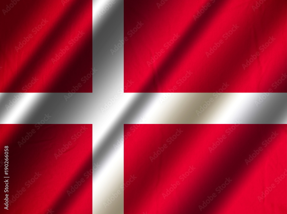 Authentic colorful flag of Denmark Authentic colorful flag of Denmark