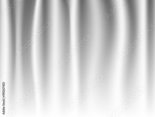 Abstract white background Vector White Satin Silky Cloth Fabric Textile Drape with Crease Wavy Folds. with soft waves and white fabric, waving in the wind