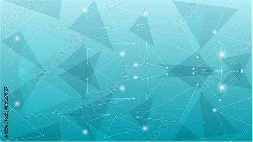 Abstract geometric blue polygonal background