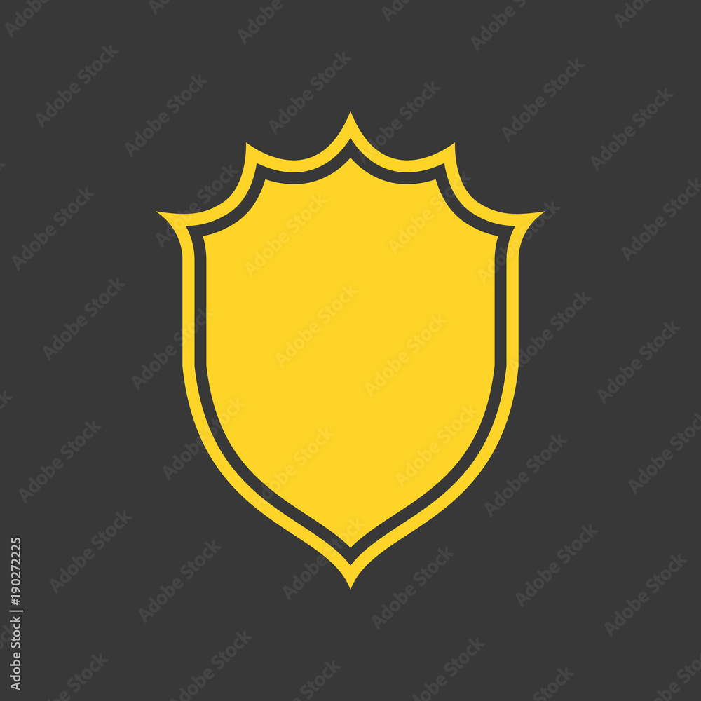 vector shield icon, flat design best vector shield illustration vector shield icon, flat design best vector shield illustration