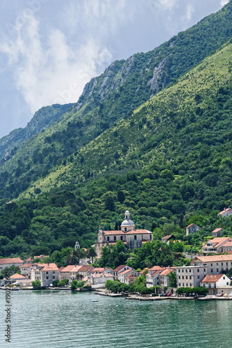 Coastline in Kotor, Montenegro