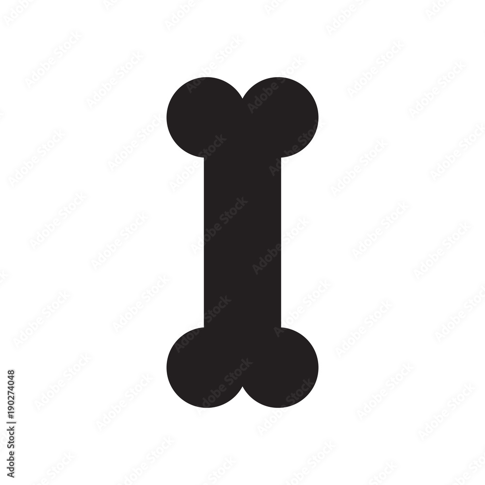 Dog bone icon vector illustration. Free royalty images. Dog bone icon vector illustration. Free royalty images.