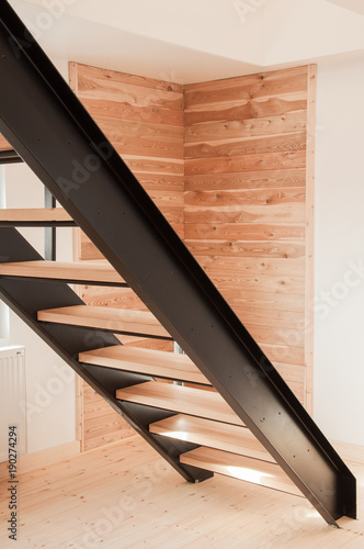 Modern metal stair design