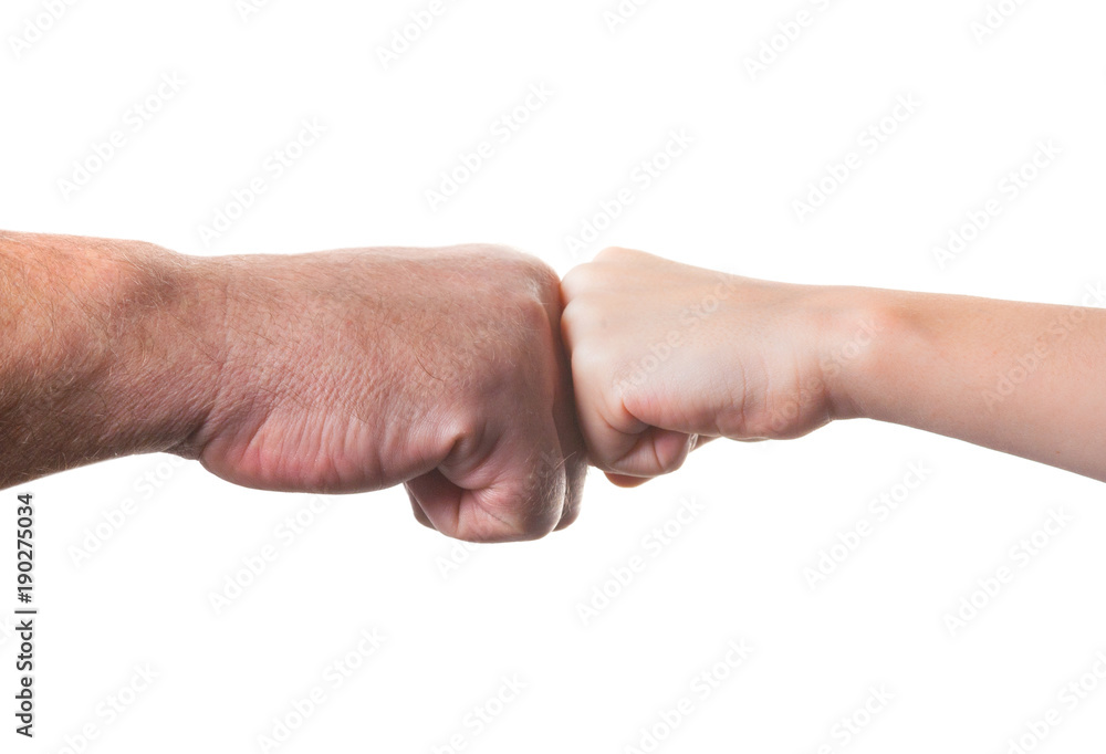 old man and kid holding hands together old man and kid holding hands together