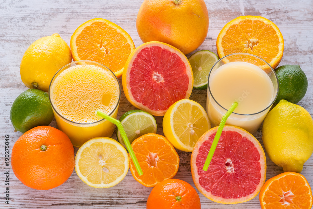 Citrus juices ready to serve III Citrus juices ready to serve III