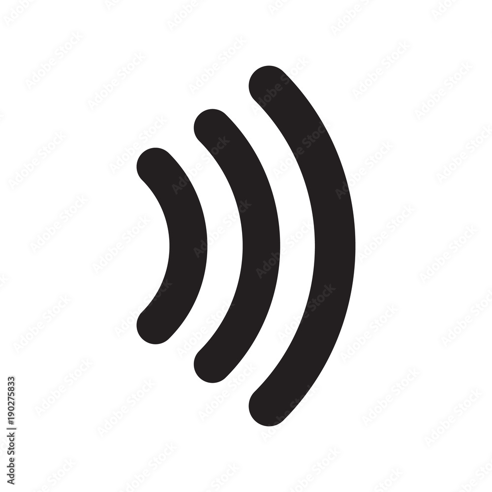 Contactless signal icon vector illustration. Free royalty images. Stock ...