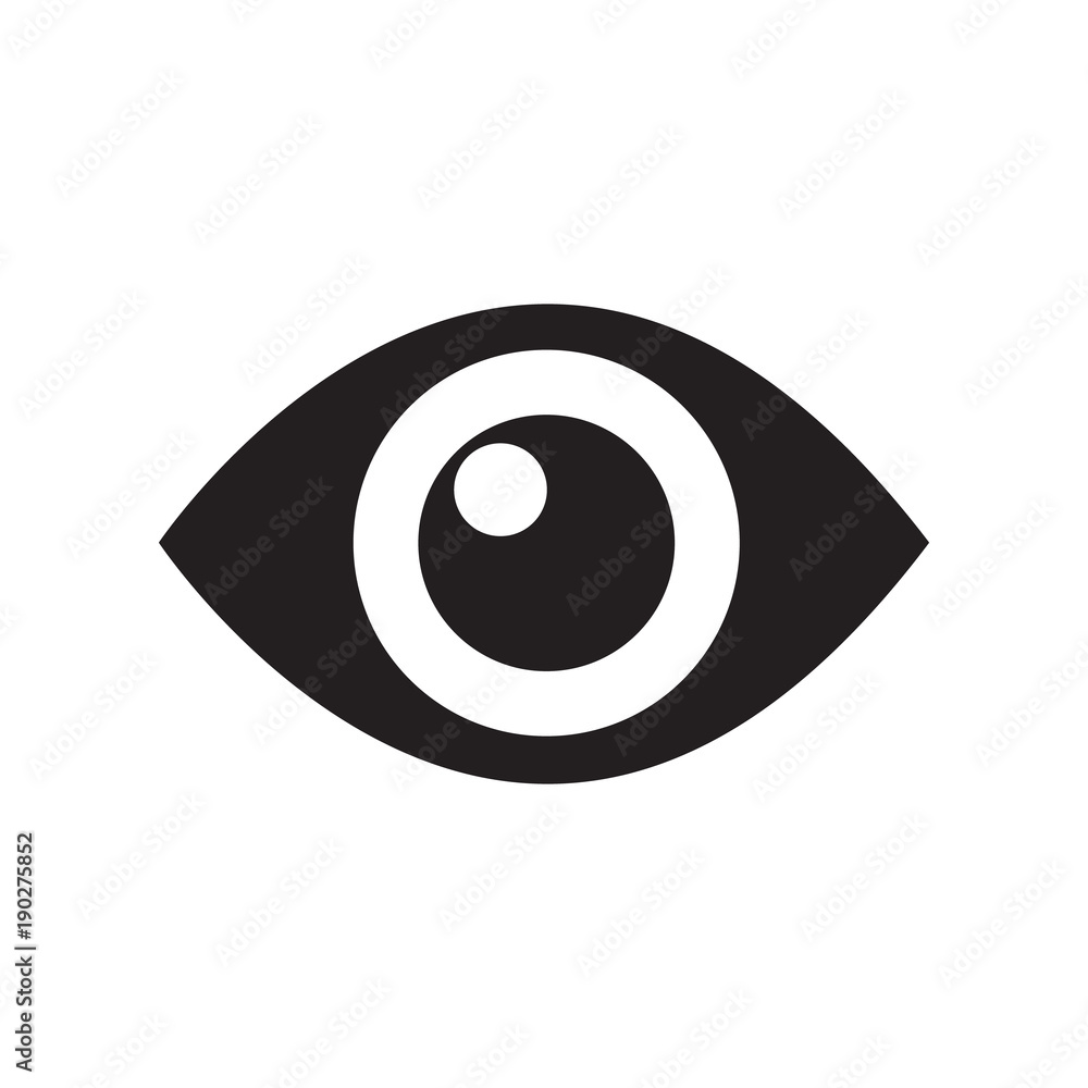 Eye icon vector illustration. Free royalty images. Eye icon vector illustration. Free royalty images.