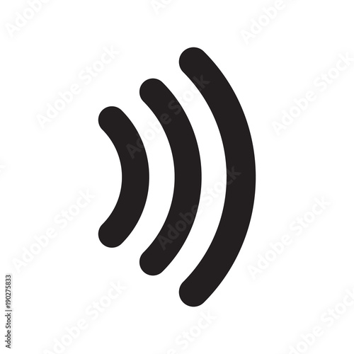 Contactless signal icon vector illustration. Free royalty images. photo
