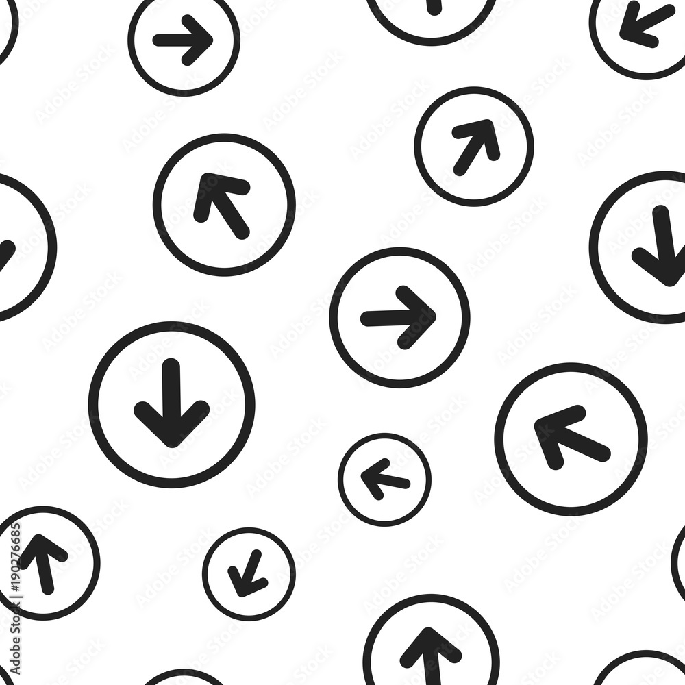 Arrow up seamless pattern background. Business concept vector illustration. Forward arrow symbol pattern. Arrow up seamless pattern background. Business concept vector illustration. Forward arrow symbol pattern.