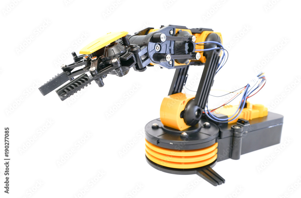 Plastic robot arm model Plastic robot arm model