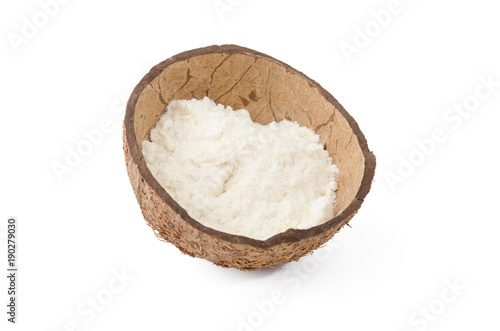 Kokosmehl, Kokosschale