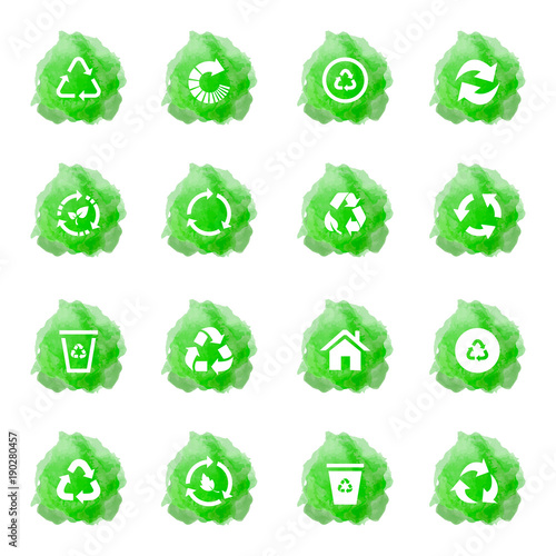 Recycling icons