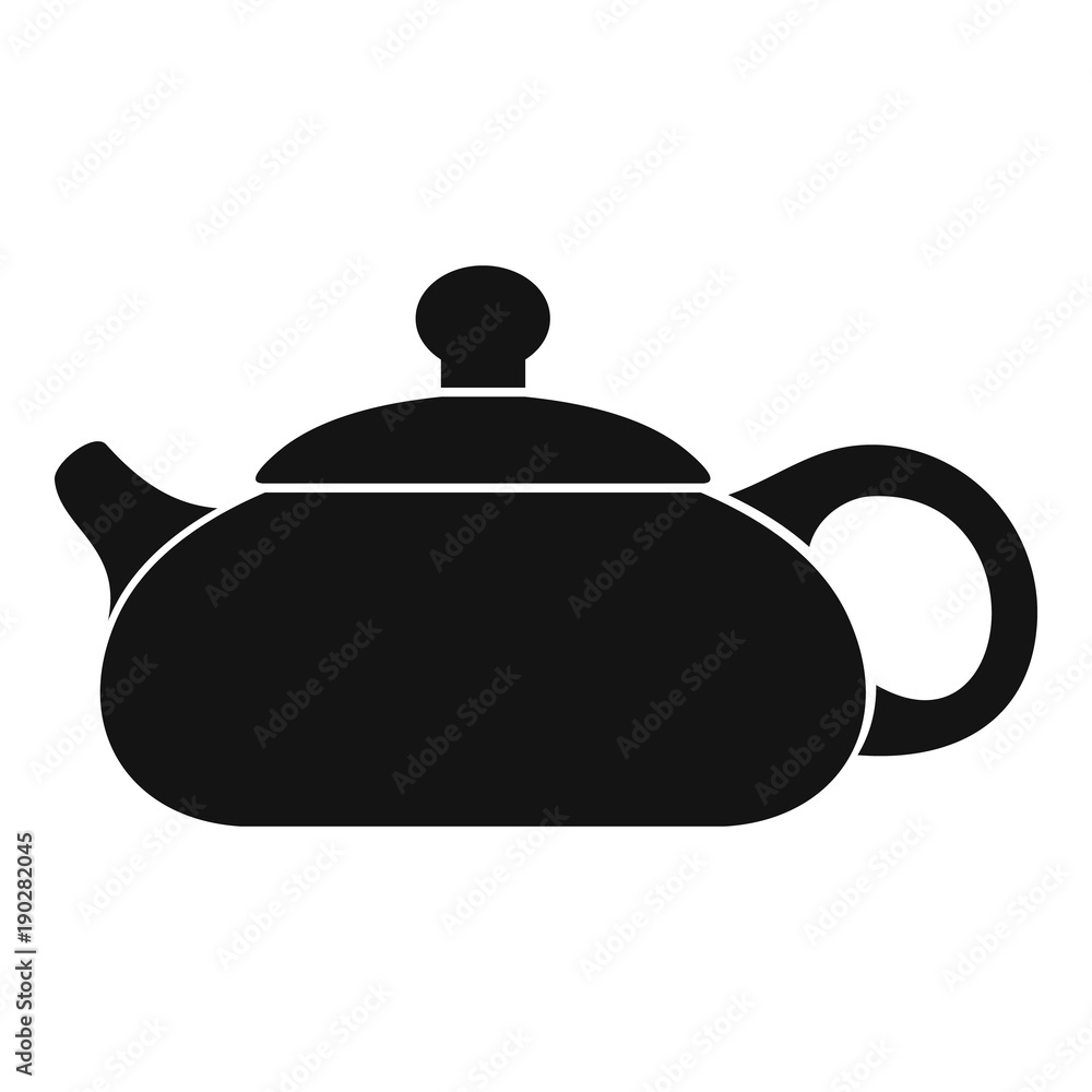 Teapot icon. Simple illustration of teapot vector icon for web Teapot icon. Simple illustration of teapot vector icon for web