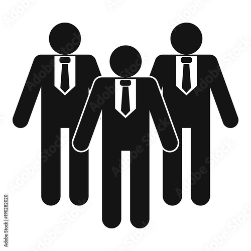 Board directors icon. Simple illustration of board directors vector icon for web