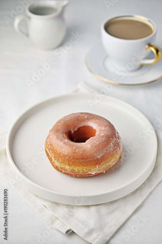 Polish donuts with icing, fat thursday,