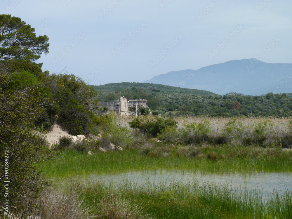 Fototapeta premium Hadrian's Granary at Patara on the Lycian Way