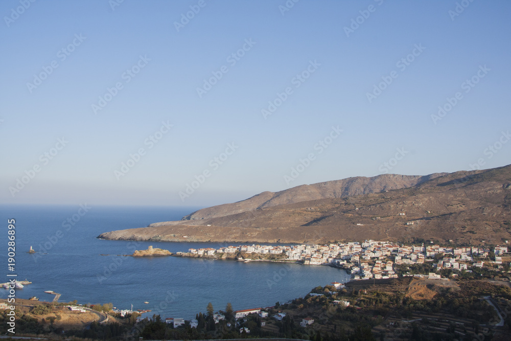 Capital of Andros Greece
