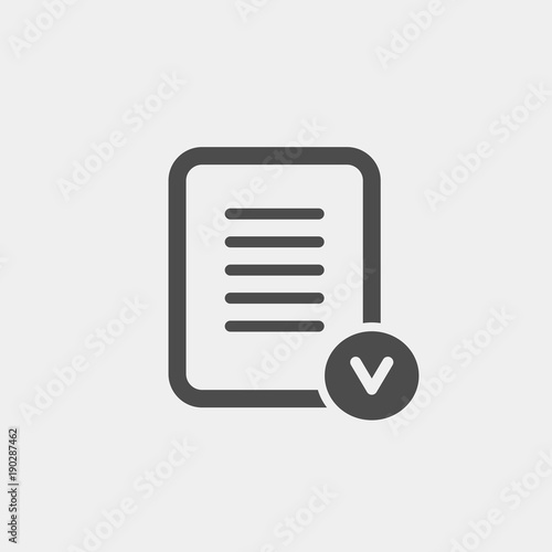 Checklist flat vector icon
