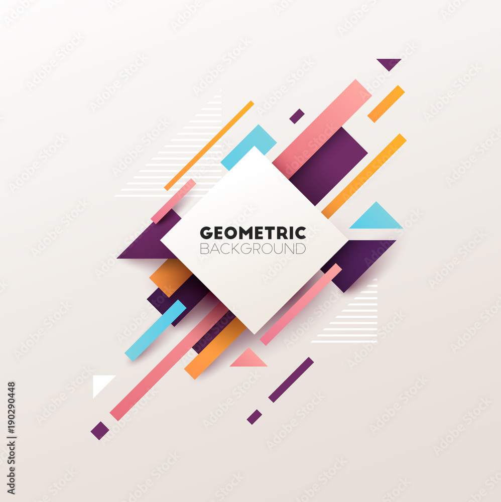 Abstract geometric background. Vector illustration. Abstract geometric background. Vector illustration.