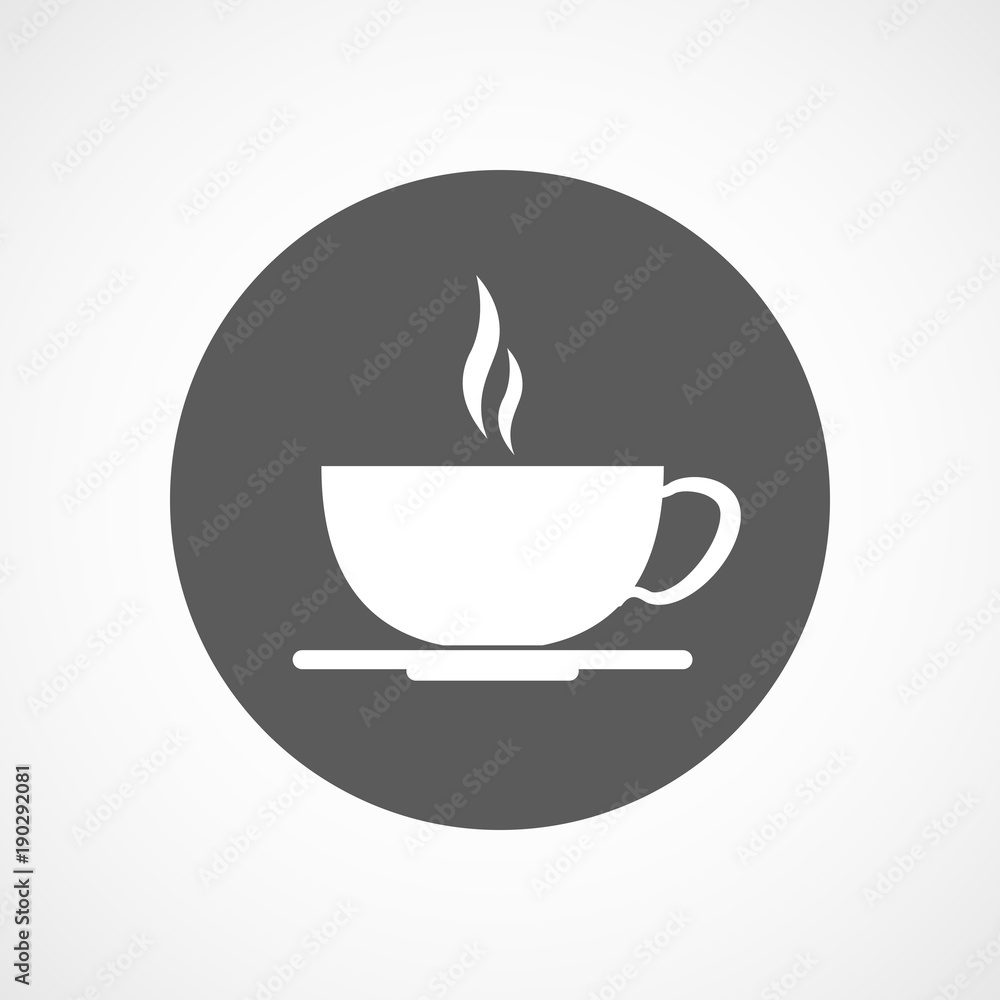 Coffee cup icon. Vector illustration Coffee cup icon. Vector illustration