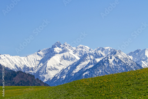 Alpen - Allgäu - Oberstdorf - Berge - Panorama - Mai - April