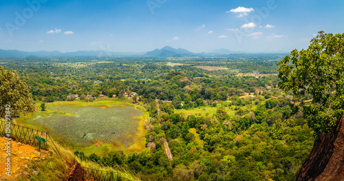 Beautiful view from Sigiriya - Lion Rock, Sri lanka