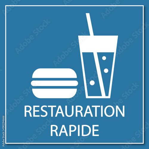 Logo restauration rapide.