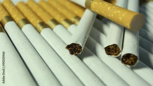 cigarettes closeup rotate clockwise