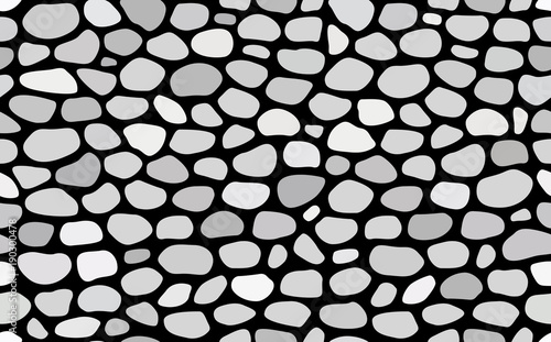 Stone plate paving. Seamless background. Vector illustration © Igori_K
