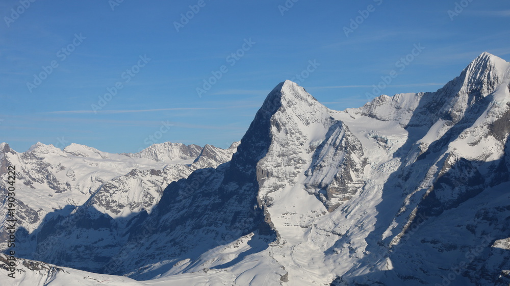 Alps Peaks, Picos Alpes, Schilthorn Piz Gloria, Mürren, Suiza, Switzerland