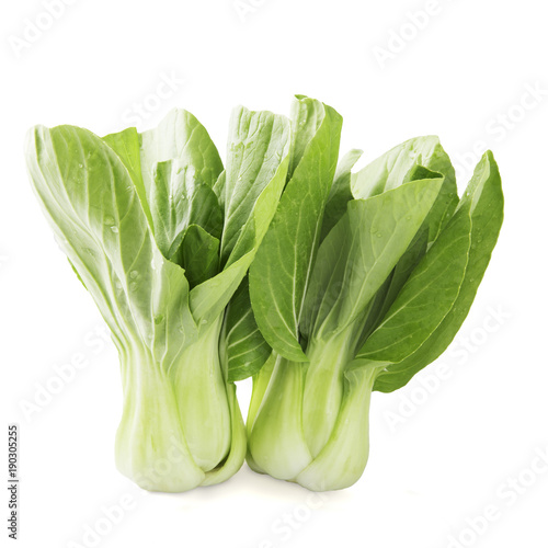 Two Bok Choy Isolated