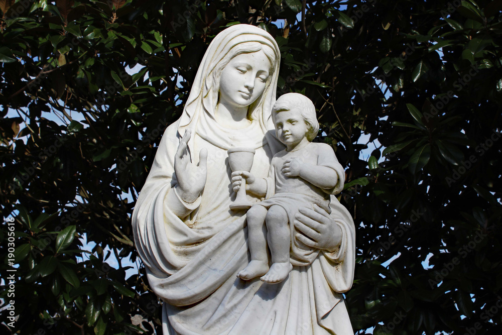 Mary and Jesus - Shrine of the Most Blessed Sacrament