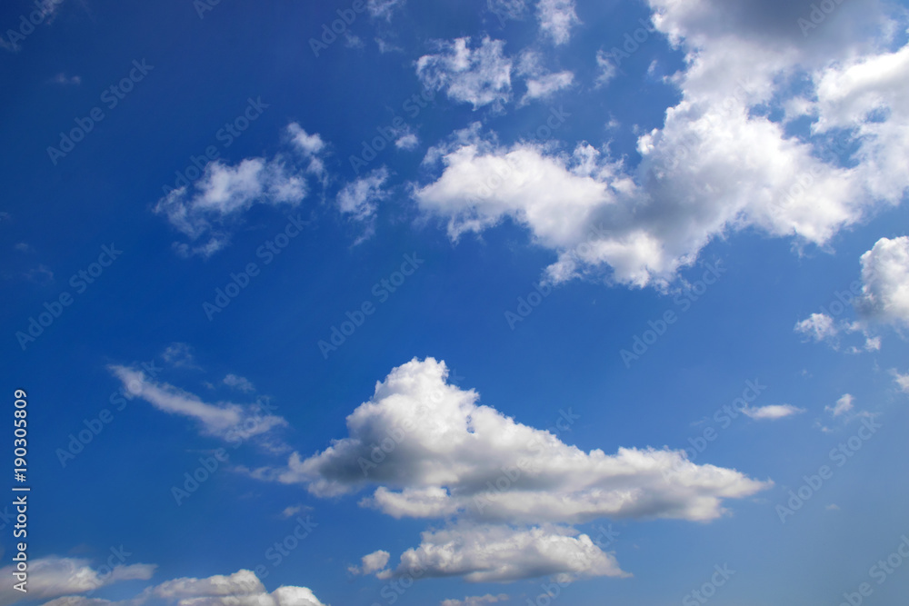 Blue sky and clouds